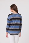 ELLA TOP - blue strip